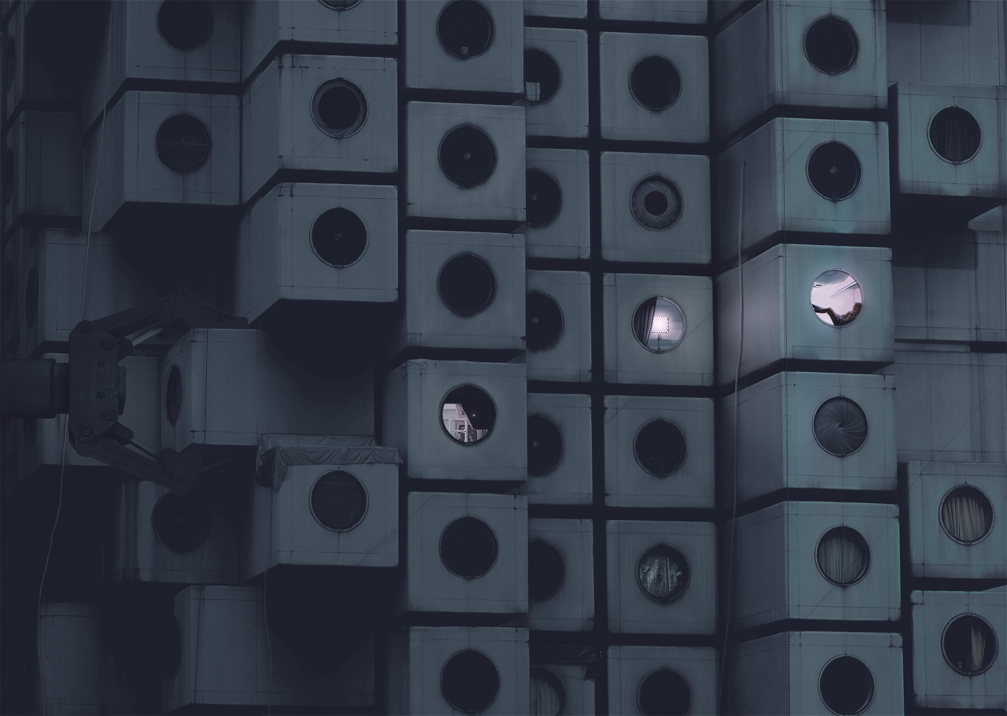 Capsule Tower by Kisho Kurokawa