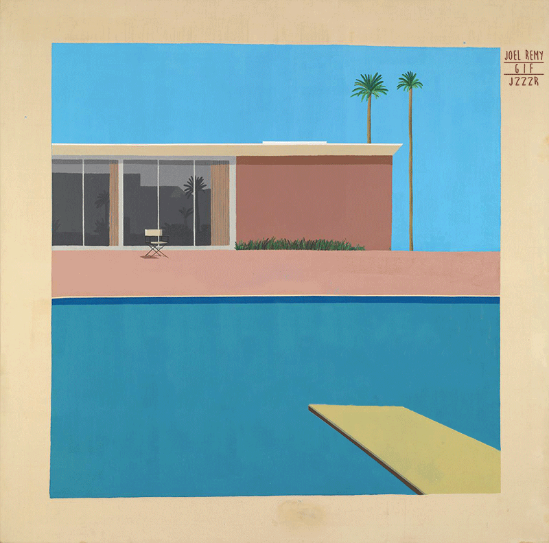 Swimming Pools by David Hockney