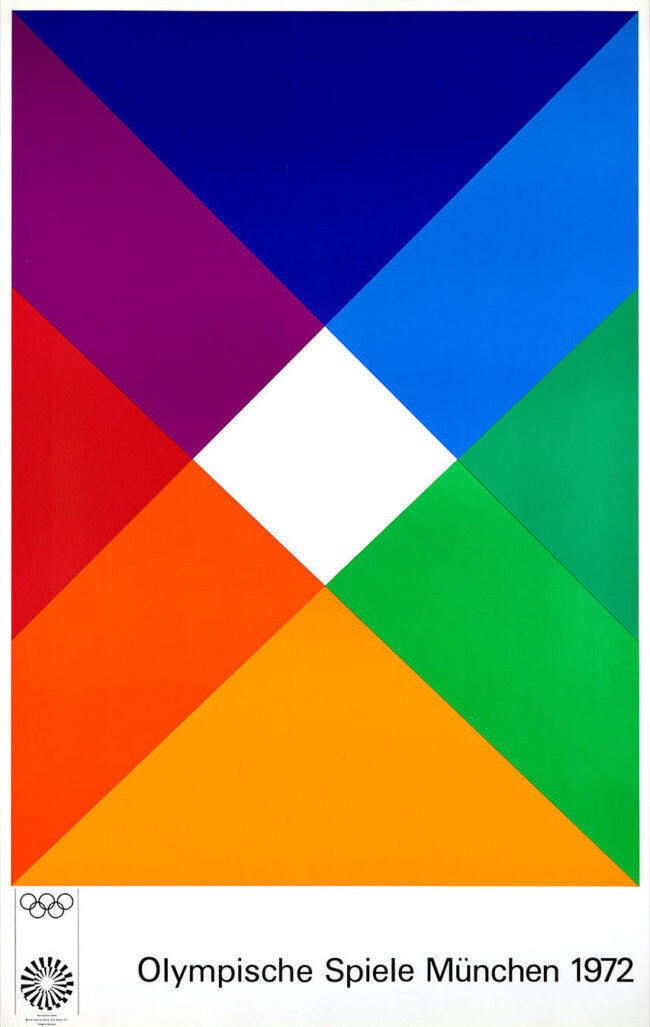 Poster for Berlin Olympic Games 1972 by Max Bill